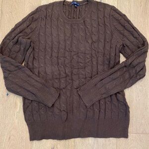 Chocolate brown Gap sweater size large